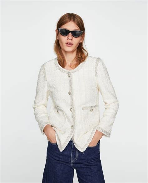 cheap chanel jackets|chanel style jacket zara.